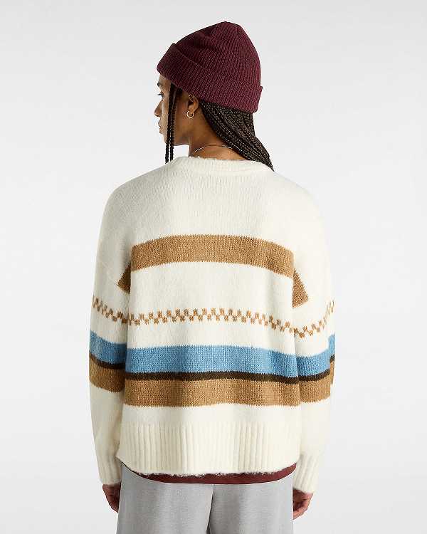 White Vans Valerie Stripe Women Cardigan | VN5964203