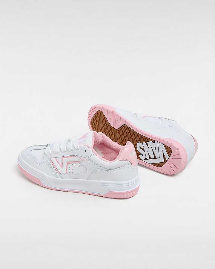 White / Pink Vans Upland Women Sneakers | VN0517489