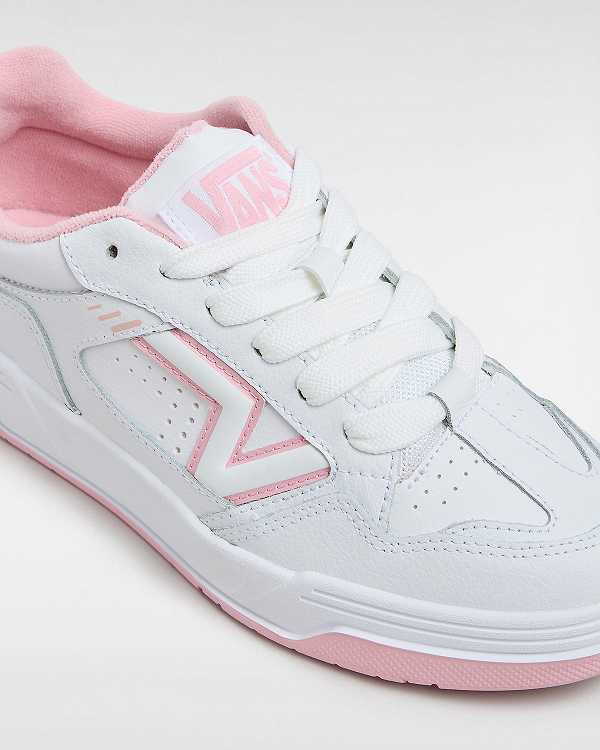 White / Pink Vans Upland Women Sneakers | VN0517489