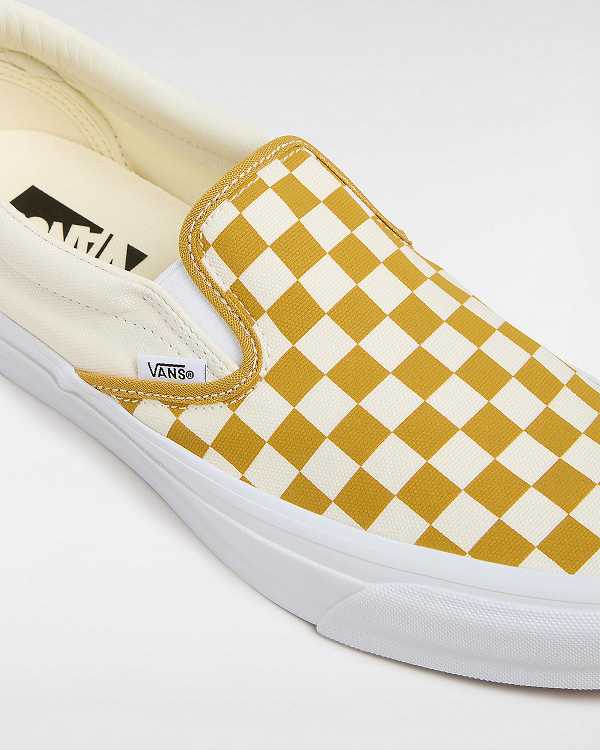 Yellow Vans Premium 98 Women Slip On Shoes | VN7805231