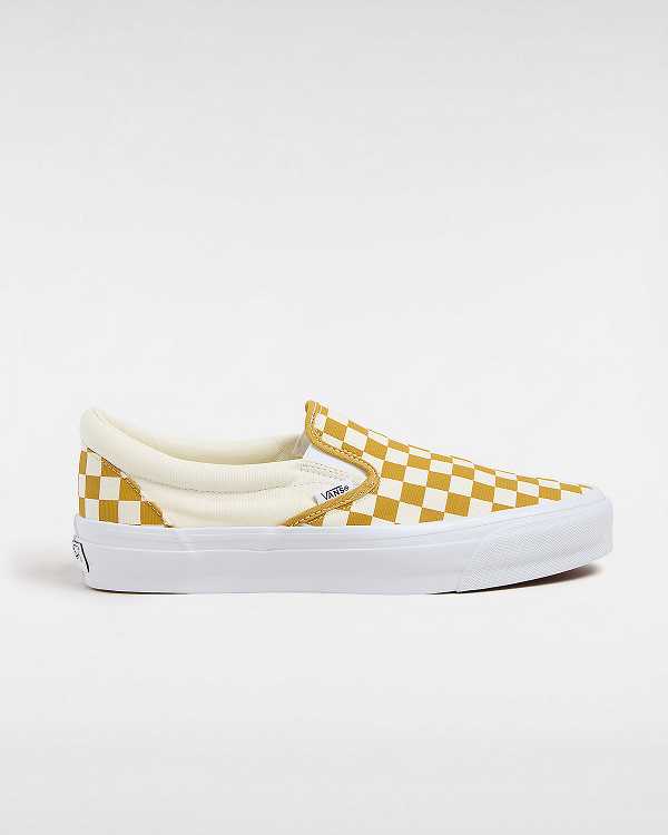 Yellow Vans Premium 98 Women Slip On Shoes | VN7805231